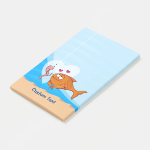 Post-it® Poisson et appât en amour