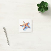 Post-it® Poisson étoilé et silhouette bleue (Bureau)