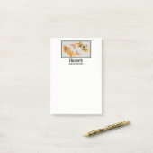 Post-it® Poisson Koi Or élégant (Sur un bureau)