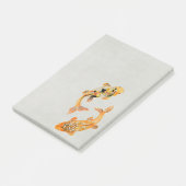 Post-it® Poisson Koi Or élégant (Incliné)