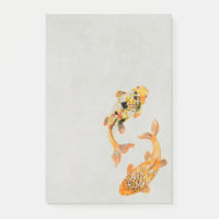 Poisson Koi Or élégant
