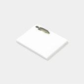 Post-it® Poisson noir de rivière Imprimer, papier d'affiche (Incliné)