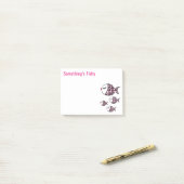 Post-it® Poisson Pointé Polka (Sur un bureau)