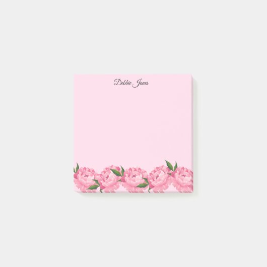 Post-it® Poisson rose post-it-notes (Devant)
