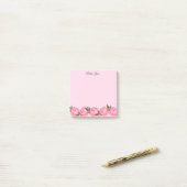 Post-it® Poisson rose post-it-notes (Sur un bureau)