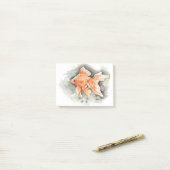 Post-it® Poisson rouge (Sur un bureau)