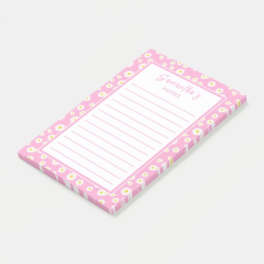 Post-it® Poissons rose Boho (Incliné)