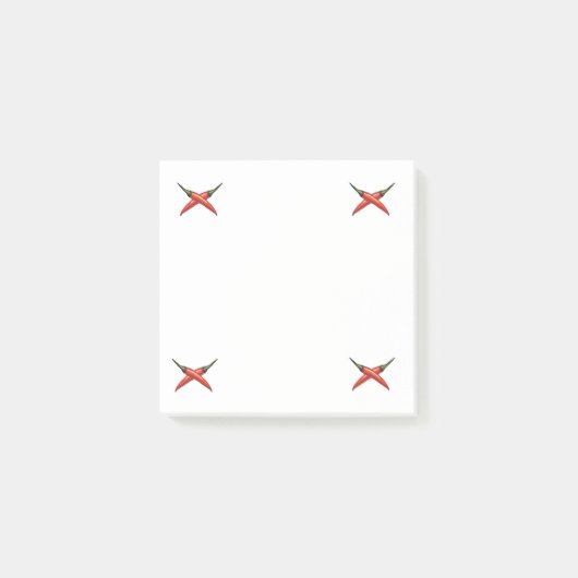 Post-it® Poivrons rouges chauds art (Devant)