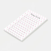 Post-it® Poka rose Points À Faire (Incliné)