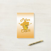 Post-it® Poker Chick #10 (Sur un bureau)