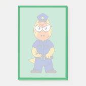 Post-it® Police de Pachycéphalosaure. (Devant)