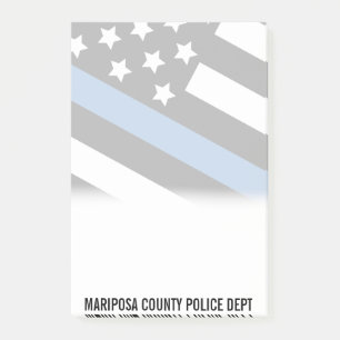 Post-it® Police Mince Blue Line Nom du Drapeau américain