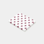 Post-it® Polka de mûre croise sur blanc (Incliné)