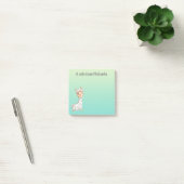 Post-it® Polka point vert lama personnalisée (Bureau)