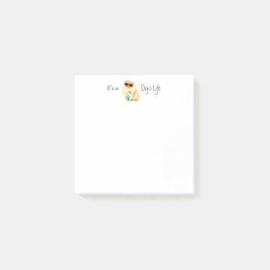 Post-it® Pomeranian d'été (Devant)