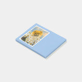 Post-it® Poméranien dans Daisies Peinture - Art Chien origi (Incliné)