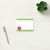 Post-it® Pomme de dessin animé rouge (Bureau)