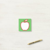 Post-it® Pomme de l'enseignant (Sur un bureau)