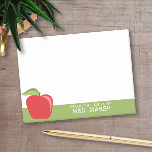 Post-it® Pomme de professeur personnalisée avec pomme moder
