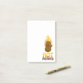 Post-it® Pomme de terre chaude (Sur un bureau)
