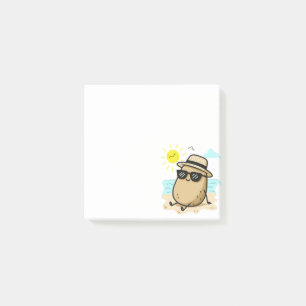 Post-it® Pomme de Terre sur la Plage Vibe Été