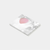 Post-it® Pomme en forme de coeur rouge dramatique (Incliné)