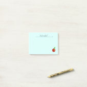 Post-it® Pomme rouge (Sur un bureau)