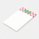 Post-it® Pomme rouge et blanche Poster personnalisé Note It (Incliné)