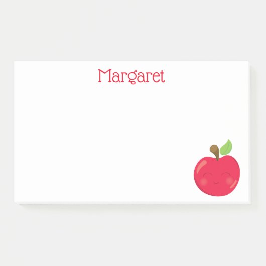 Post-it® Pomme rouge pour l'enseignant (Devant)