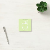 Post-it® Pomme verte avec enseignant du bureau de 3 x 3 (Bureau)
