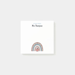 Post-it® Pommes arc-en-ciel personnalisées pour enseignants