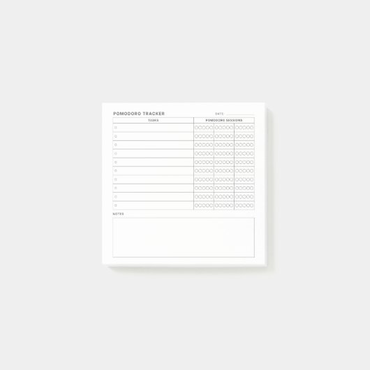 Post-it® Pomodoro Etude Habit Planner (Devant)