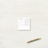 Post-it® Pomodoro Etude Habit Planner (Sur un bureau)