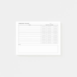 Post-it® Pomodoro Etude Habit Planner