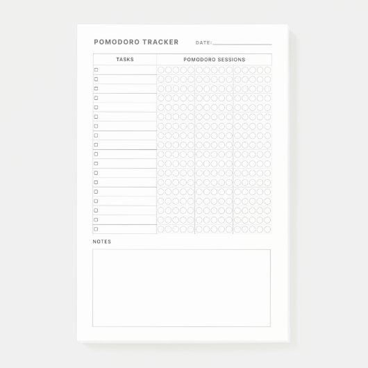 Post-it® Pomodoro Etude Habit Planner (Devant)