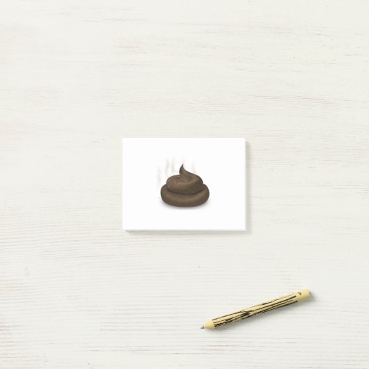 Post-it® Poo à la vapeur (Sur un bureau)