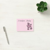 Post-it® Poodons Lavande Personnalisés Notes (Bureau)