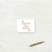 Post-it® Poop au travail (Sur un bureau)