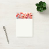 Post-it® Poppies rouges dans une aquarelle de champ (Bureau)
