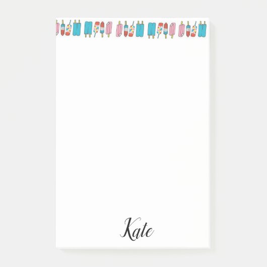 Post-it® Popsicles Post-it Notes (Devant)