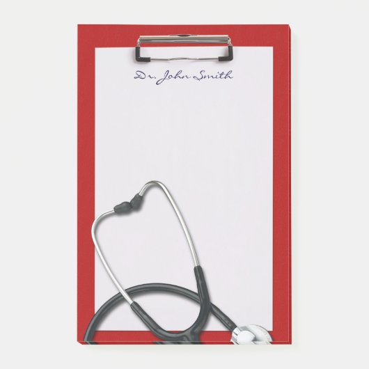 Post-it® Porte - bloc Médicale avec des notes de (Devant)