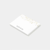 Post-it® Portée de scintillement d'étoiles d'or pour les (Incliné)