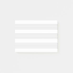 Post-it® Portées musicales, minimaliste