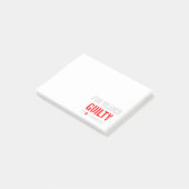 Post-it® Porteur de fourrure coupable (Incliné)