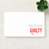 Post-it® Porteur de fourrure coupable (Bureau)