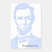 Post-it® Portrait d'art de bruit d'Abraham Lincoln (Devant)