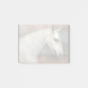 Post-it® Portrait de Cheval Andalou Gris Dappé