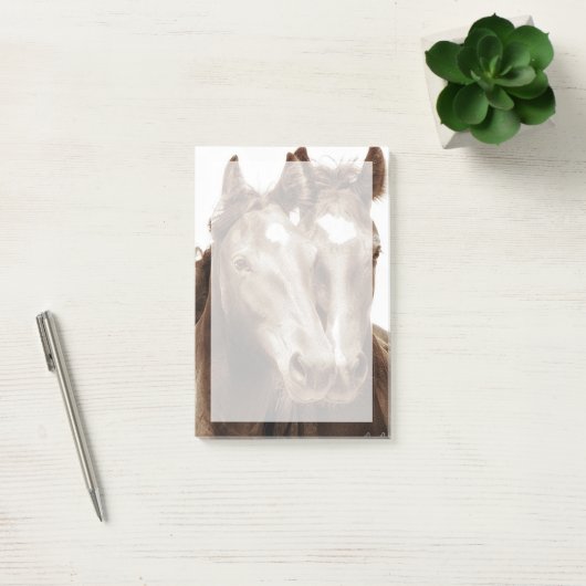 Post-it® Portrait de cheval III (Bureau)