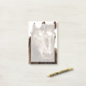 Post-it® Portrait de cheval III (Sur un bureau)