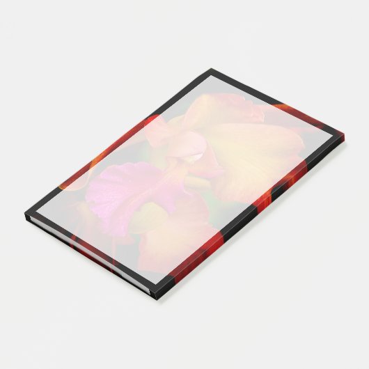 Post-it® Portrait de l'orchidée de Cattleya (Incliné)